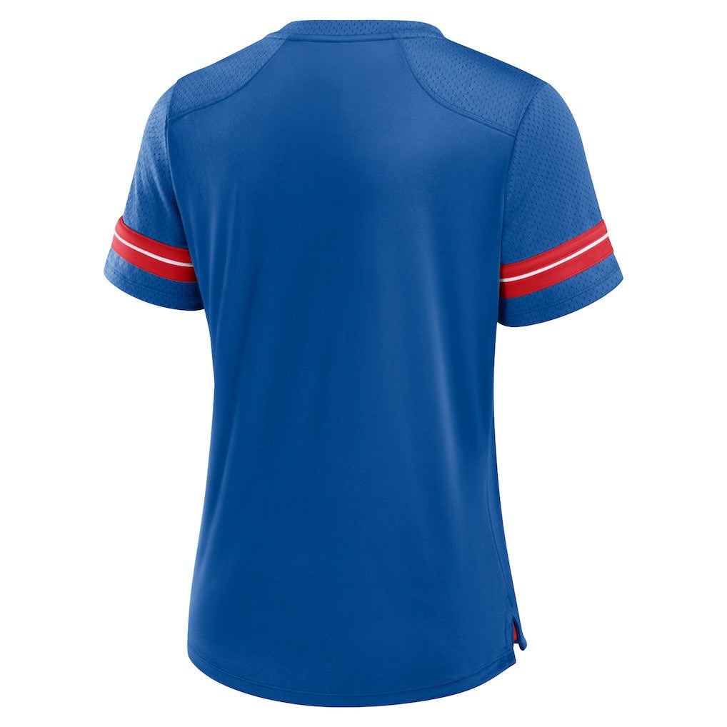 NFL Buffalo Bills Women's Play Script Lace-Up T-Shirt