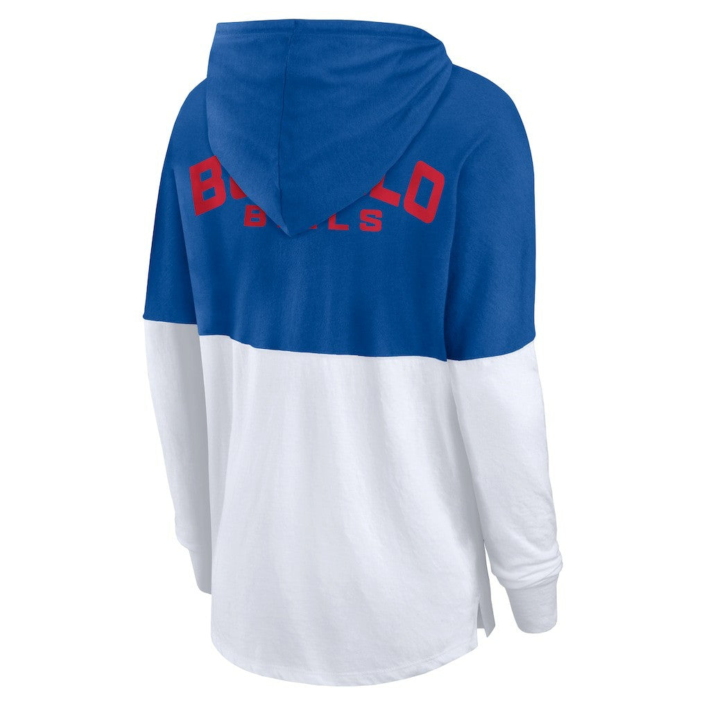 NFL Buffalo Bills Women's Backup Option Long Sleeve Hoodie T-Shirt