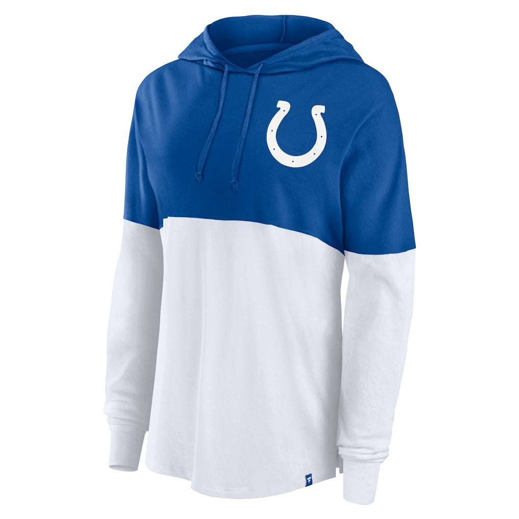 NFL Indianapolis Colts Women's Backup Option Long Sleeve Hoodie T-Shirt