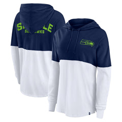 NFL Seattle Seahawks Women's Backup Option Long Sleeve Hoodie T-Shirt