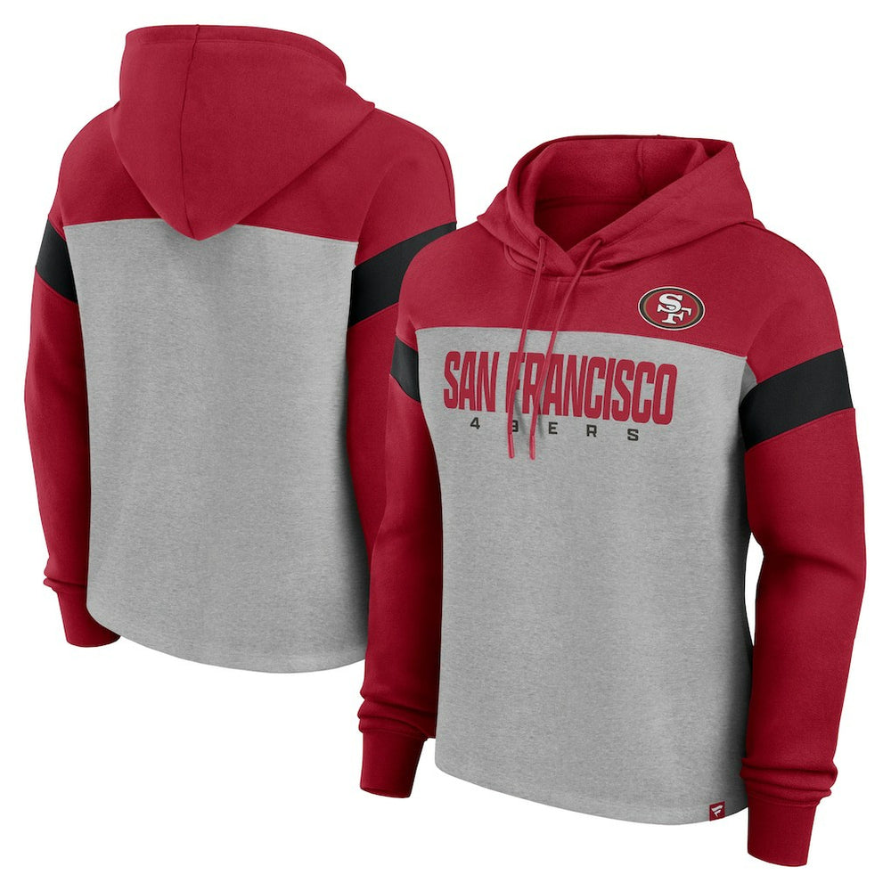 NFL San Francisco 49ers Women's Bold Play Call Pullover Hoodie