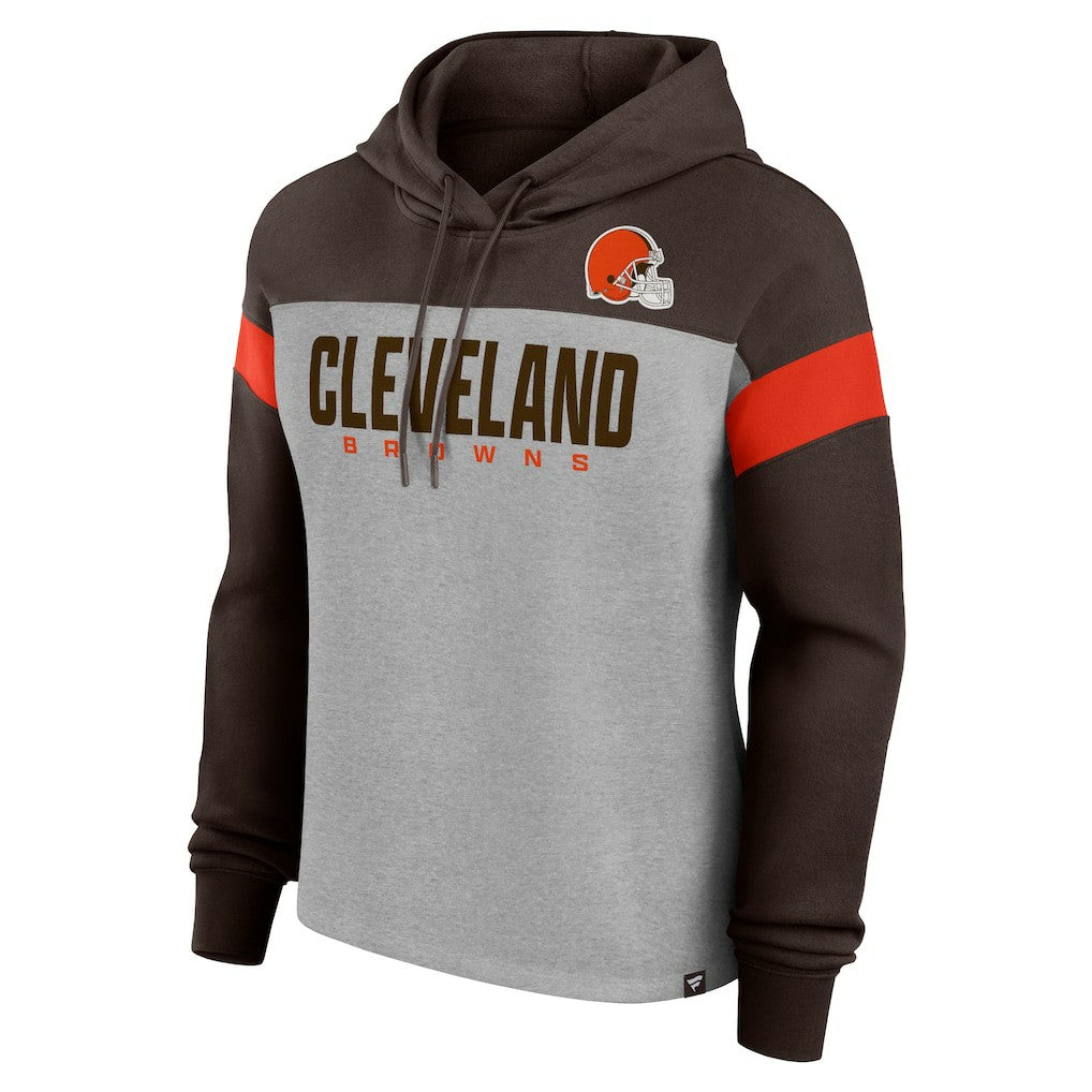 NFL Cleveland Browns Women's Bold Play Call Pullover Hoodie