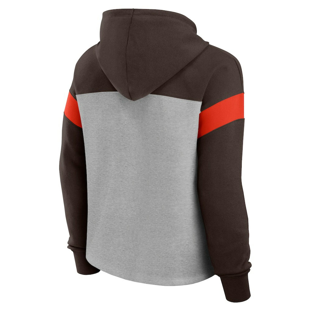 NFL Cleveland Browns Women's Bold Play Call Pullover Hoodie