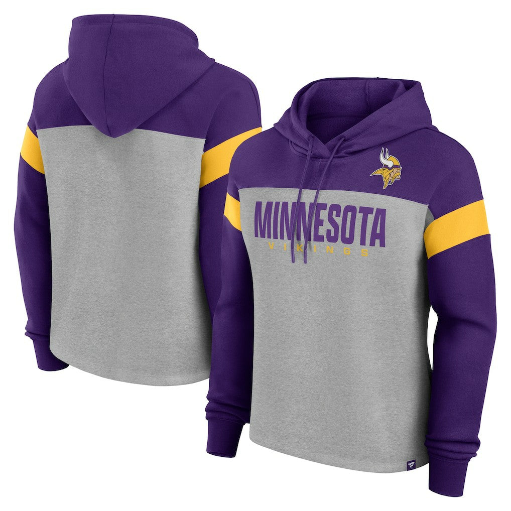 NFL Minnesota Vikings Women's Bold Play Call Pullover Hoodie