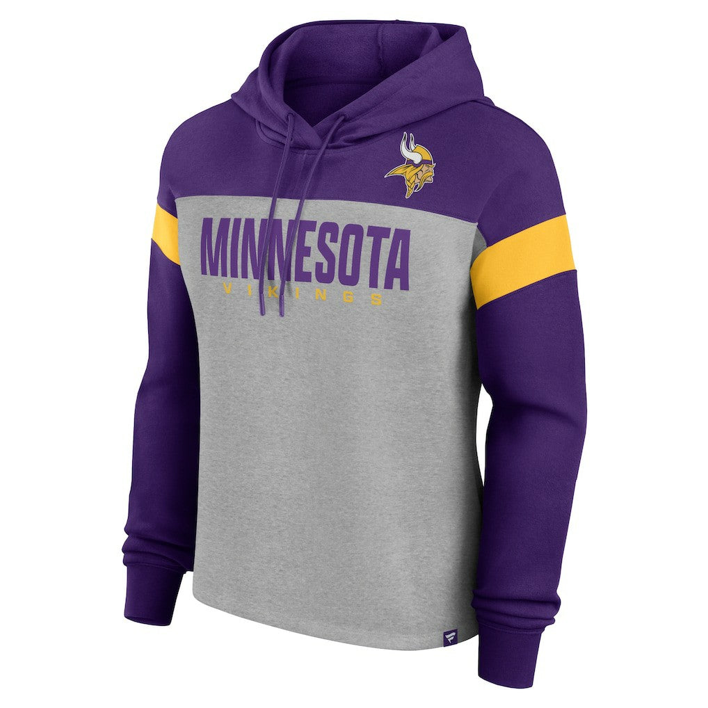 NFL Minnesota Vikings Women's Bold Play Call Pullover Hoodie