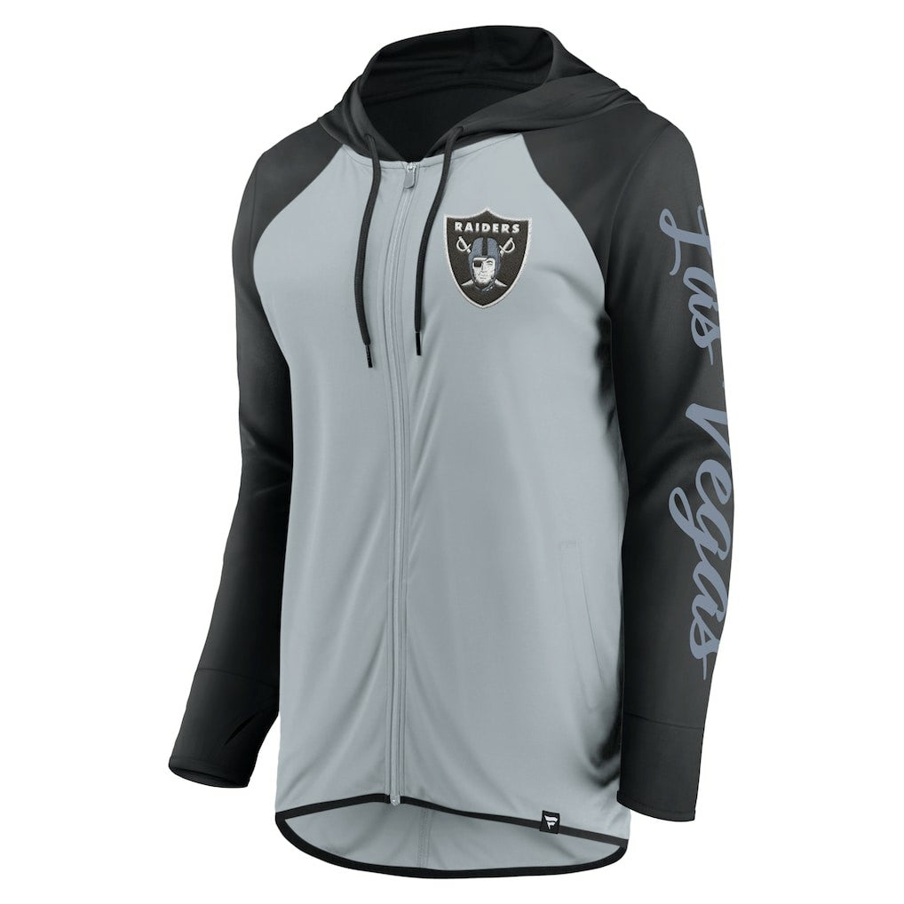 NFL Las Vegas Raiders Women's Script Full-Zip Hoodie