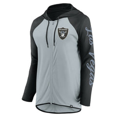 NFL Las Vegas Raiders Women's Script Full-Zip Hoodie