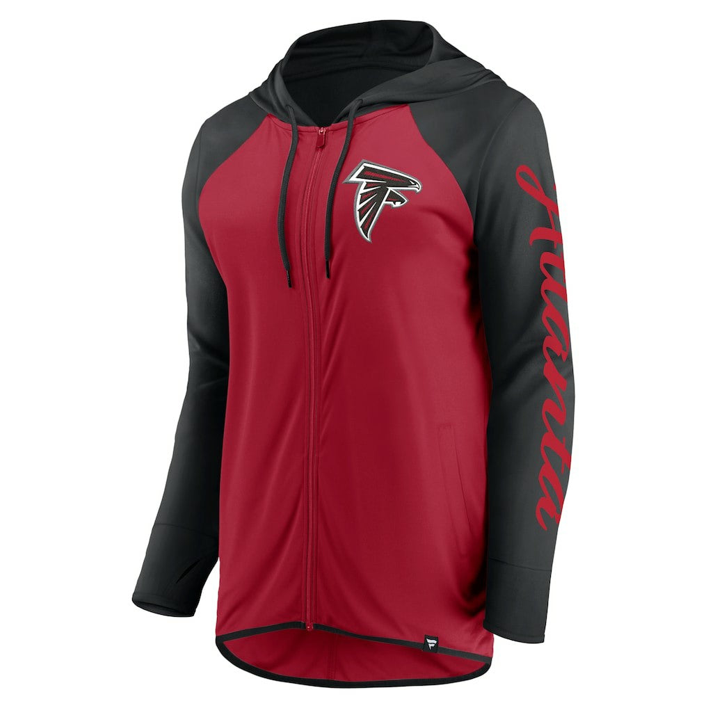 NFL Atlanta Falcons Women's Script Full-Zip Hoodie