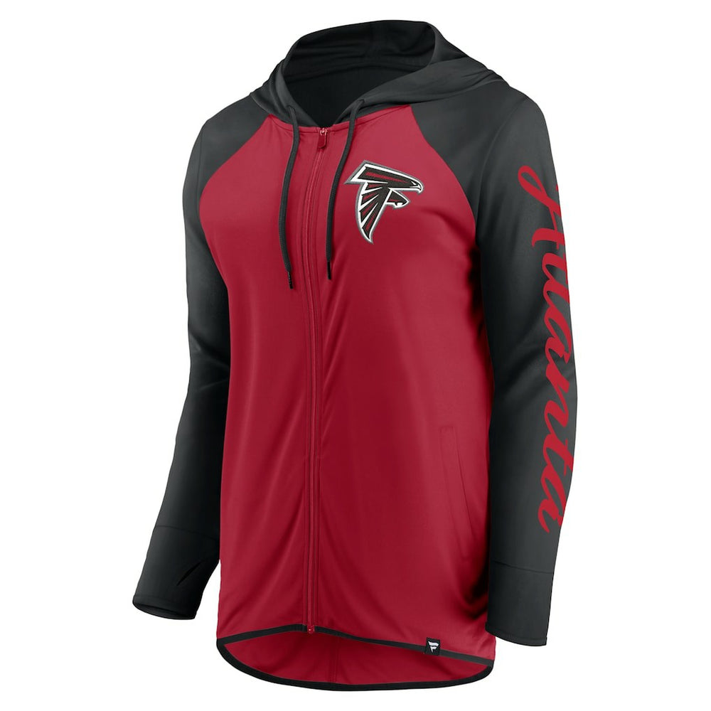 NFL Atlanta Falcons Women's Script Full-Zip Hoodie