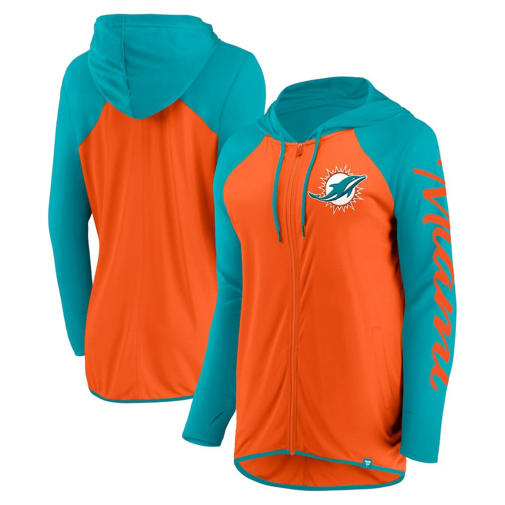 NFL Miami Dolphins Women's Script Full-Zip Hoodie