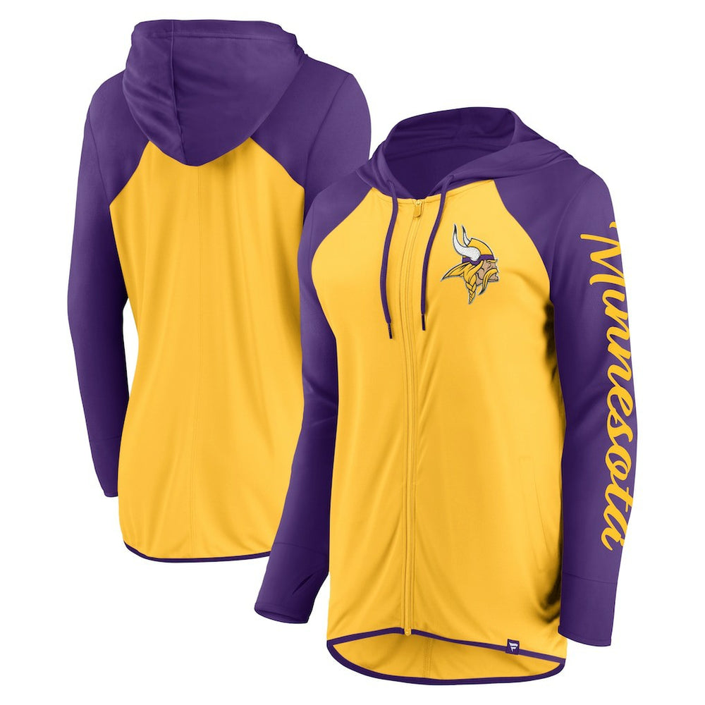 NFL Minnesota Vikings Women's Script Full-Zip Hoodie
