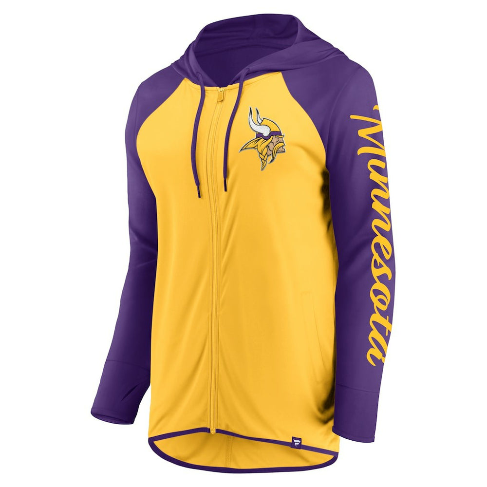 NFL Minnesota Vikings Women's Script Full-Zip Hoodie