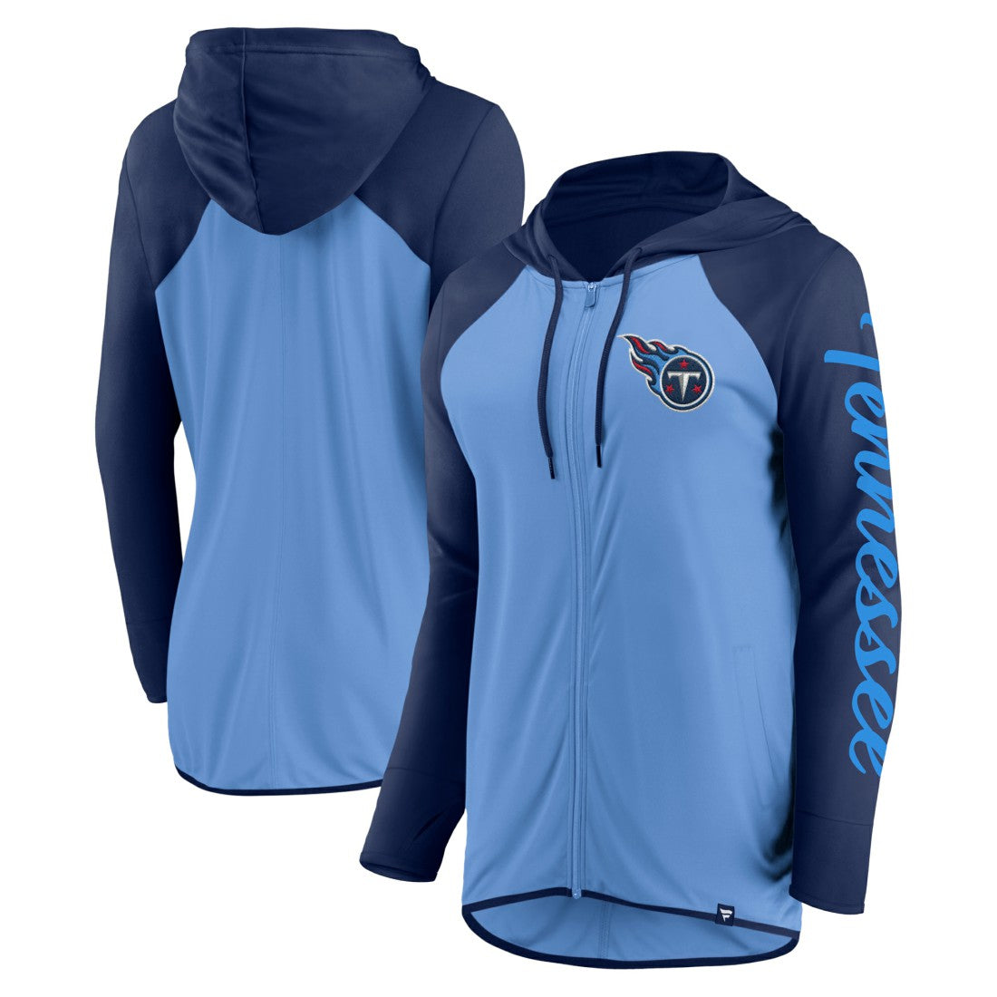 NFL Tennessee Titans Women's Script Full-Zip Hoodie