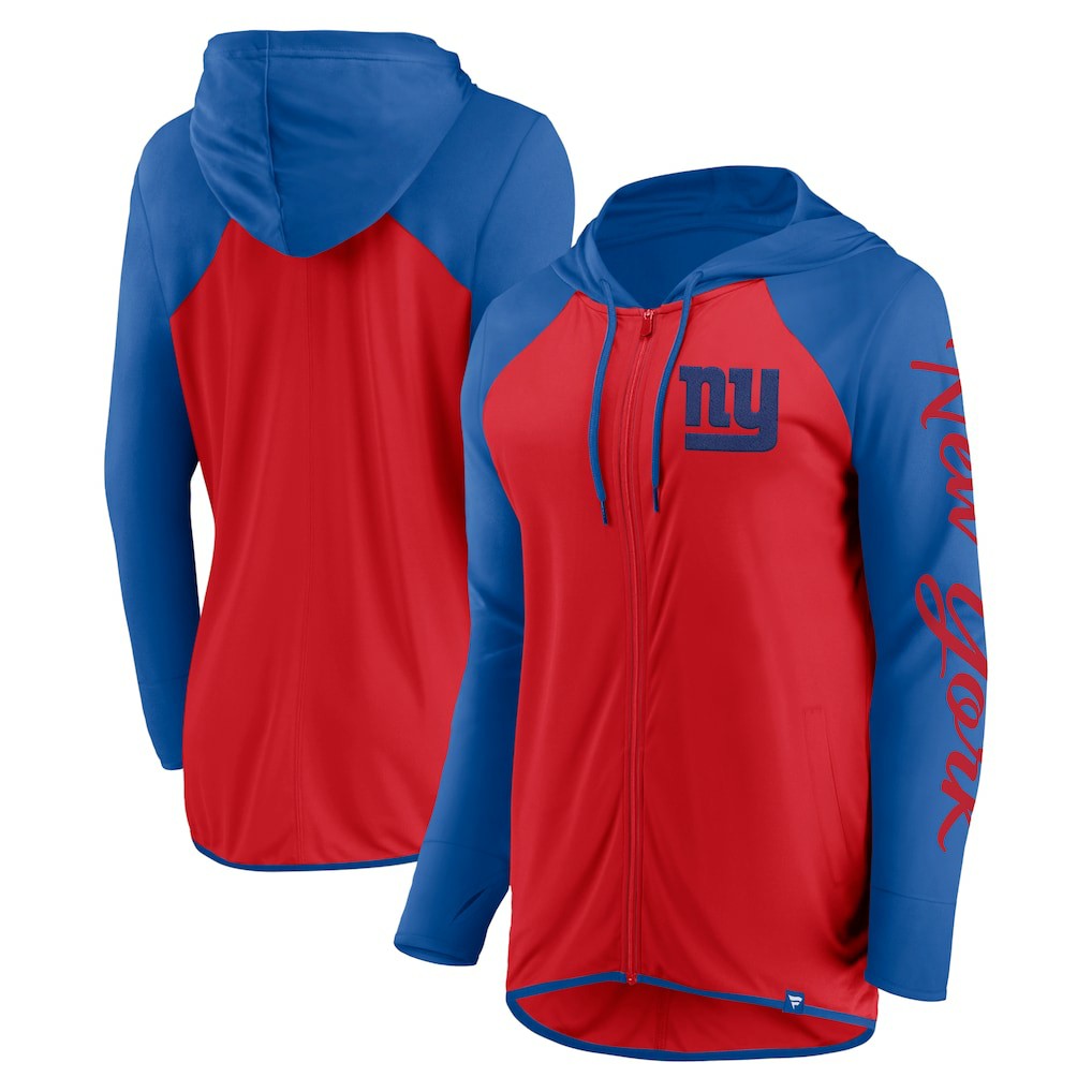 NFL New York Giants Women's Script Full-Zip Hoodie