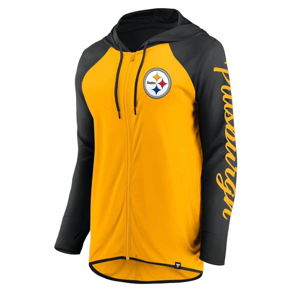NFL Pittsburgh Steelers Women's Script Full-Zip Hoodie