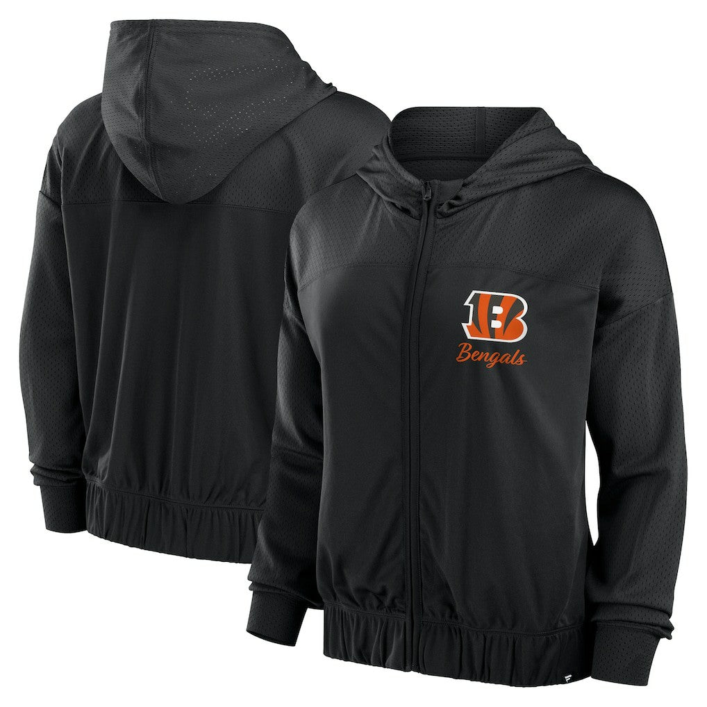 NFL Cincinnati Bengals Women's Script Lock Full-Zip Hoodie