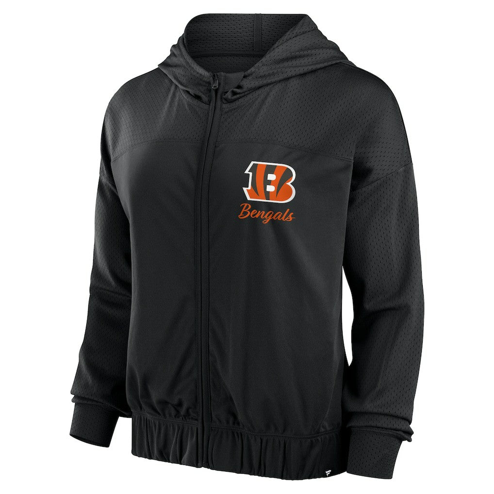 NFL Cincinnati Bengals Women's Script Lock Full-Zip Hoodie