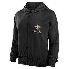 NFL New Orleans Saints Women's Script Lock Full-Zip Hoodie