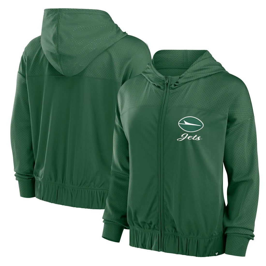 NFL New York Jets Women's Script Lock Full-Zip Hoodie