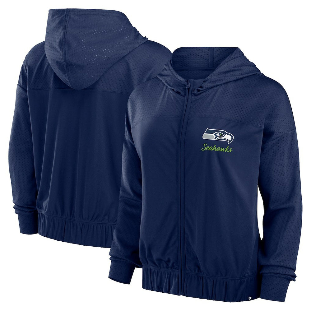 NFL Seattle Seahawks Women's Script Lock Full-Zip Hoodie