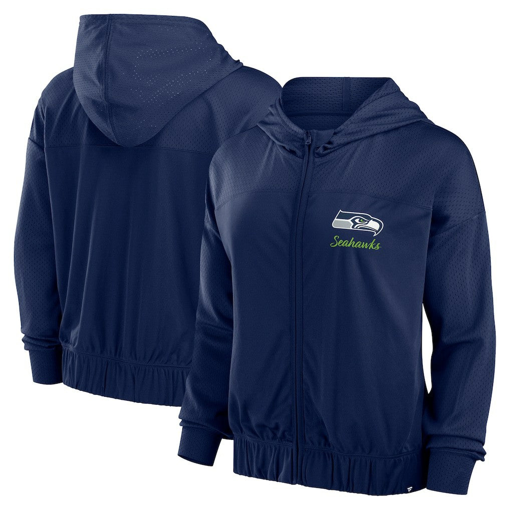 NFL Seattle Seahawks Women's Script Lock Full-Zip Hoodie