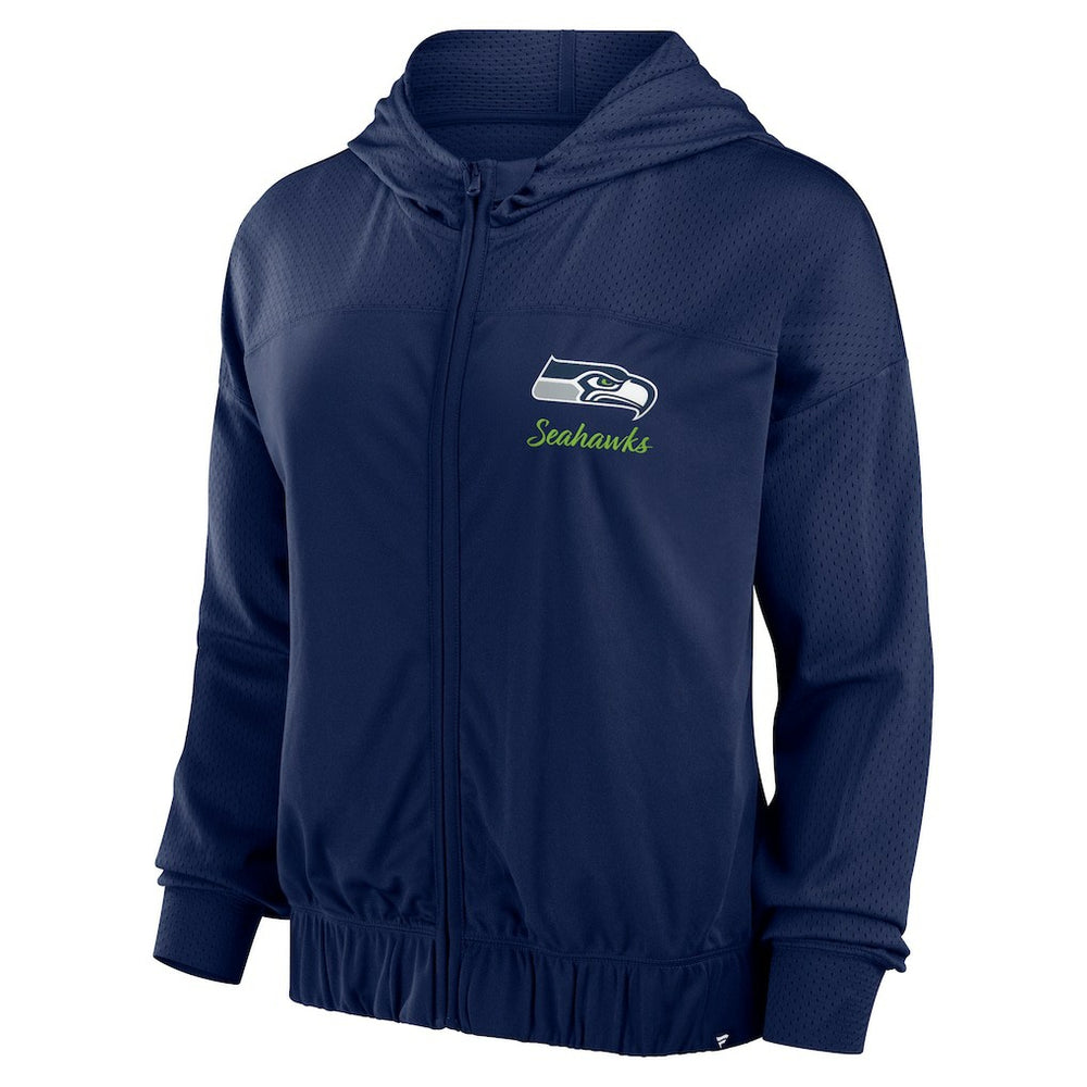 NFL Seattle Seahawks Women's Script Lock Full-Zip Hoodie