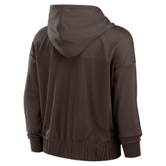 NFL Cleveland Browns Women's Script Lock Full-Zip Hoodie