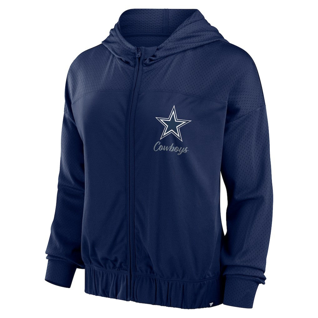 NFL Dallas Cowboys Women's Script Lock Full-Zip Hoodie
