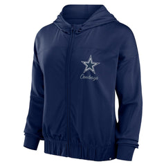NFL Dallas Cowboys Women's Script Lock Full-Zip Hoodie