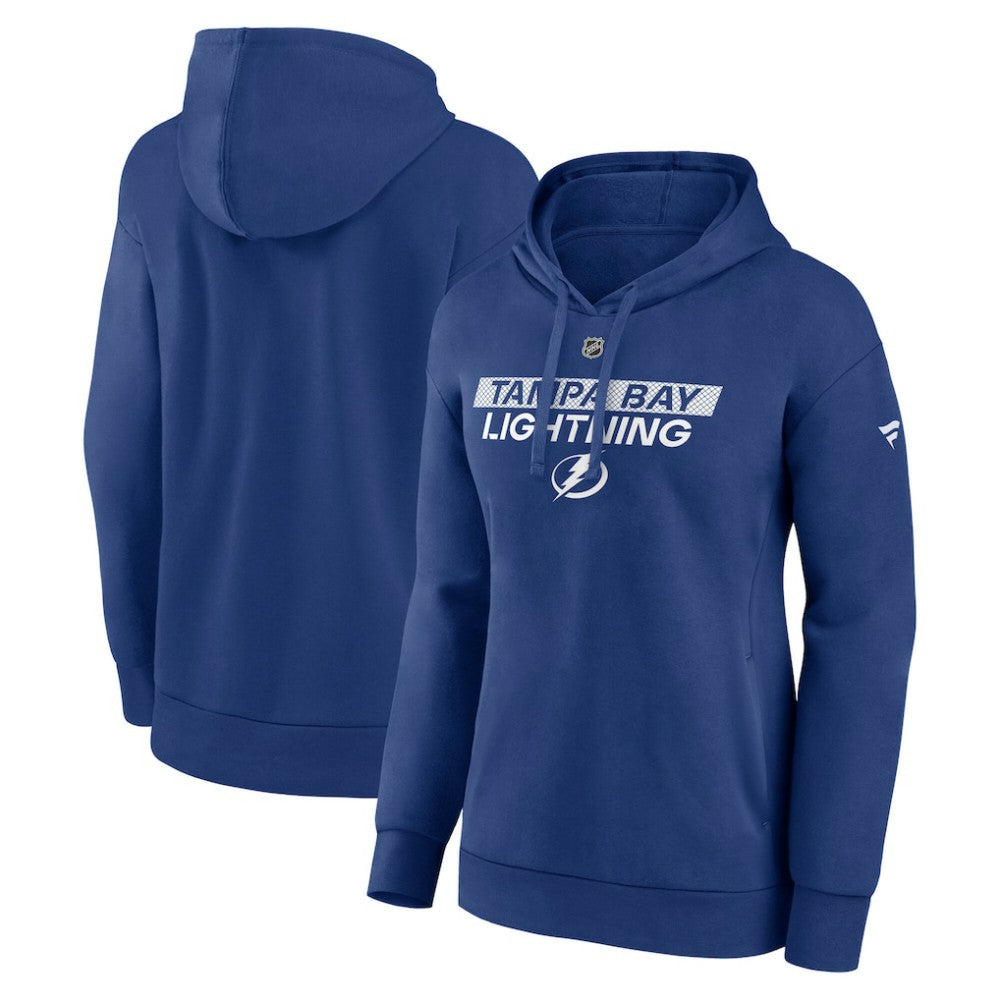 Tampa Bay Lightning Fanatics Women's Authentic Pro Core Primary Fleece Pullover Hoodie
