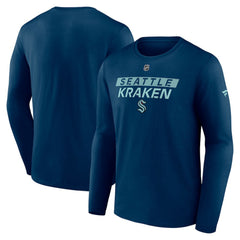 Seattle Kraken Fanatics Authentic Pro Core Primary Long Sleeve T-Shirt