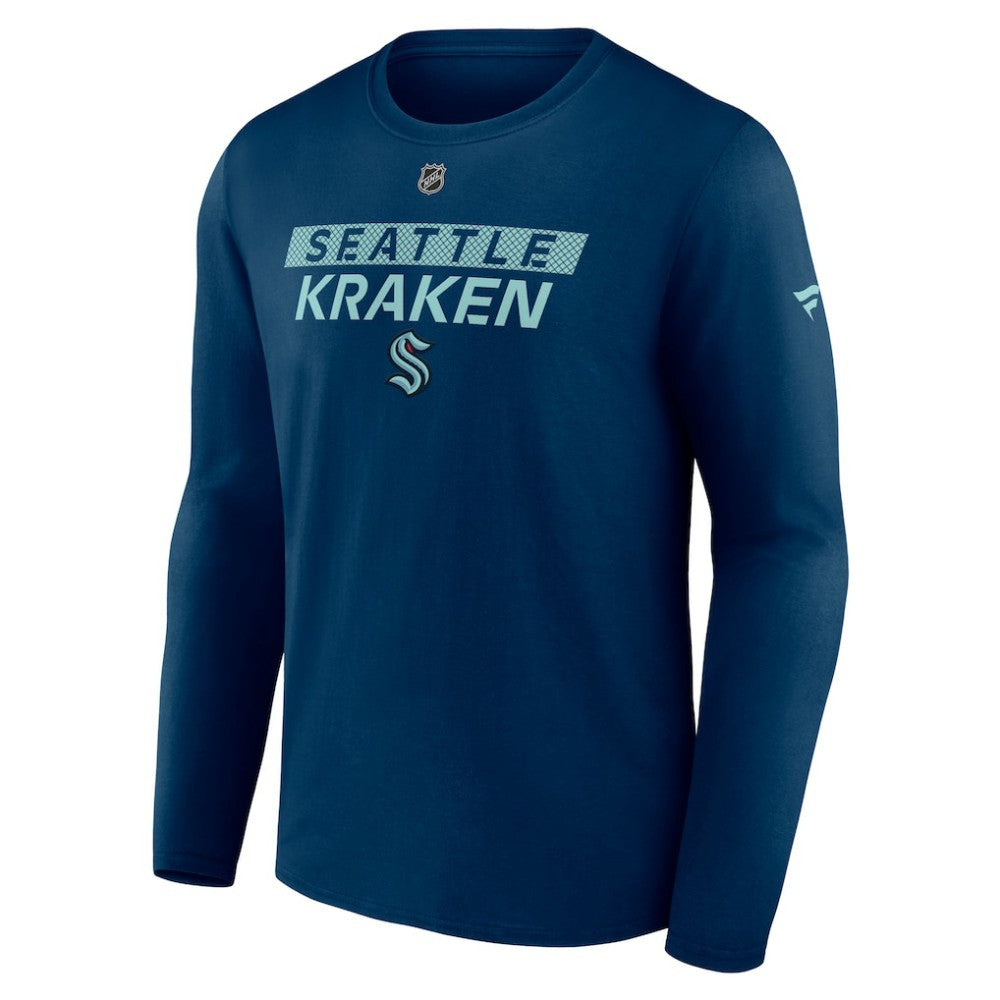 Seattle Kraken Fanatics Authentic Pro Core Primary Long Sleeve T-Shirt
