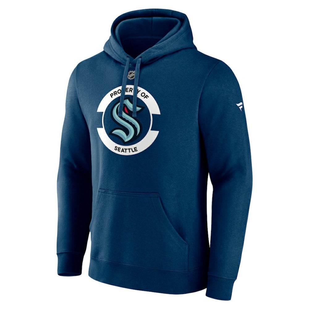 Seattle Kraken Fanatics Authentic Pro Core Secondary Fleece Pullover Hoodie