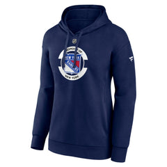 New York Rangers Fanatics Women's Authentic Pro Core Secondary Fleece Pullover Hoodie