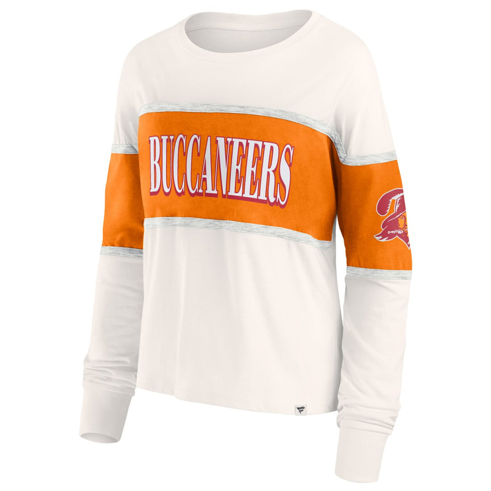 NFL Tampa Bay Buccaneers Women's Antique Block Long Sleeve T-Shirt