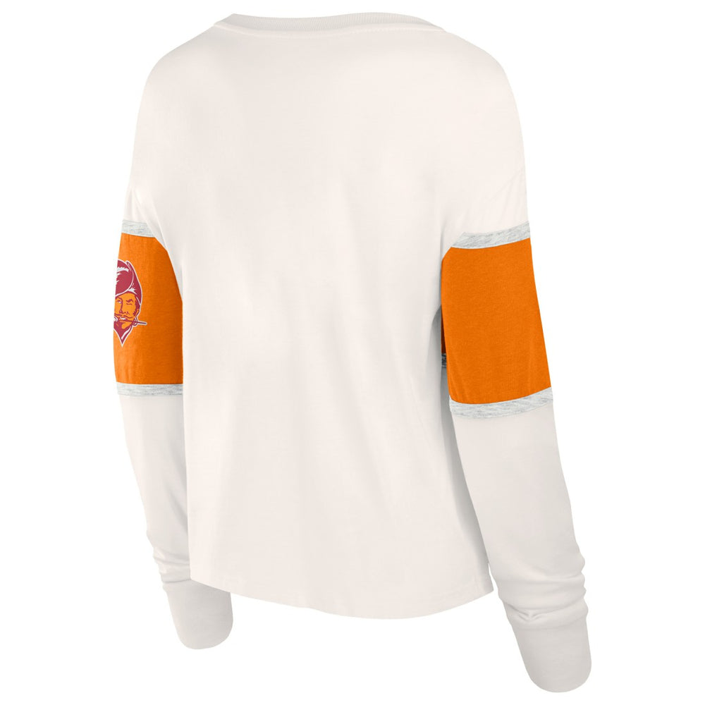 NFL Tampa Bay Buccaneers Women's Antique Block Long Sleeve T-Shirt