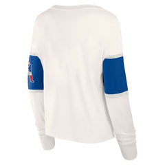 NFL New England Patriots Women's Antique Block Long Sleeve T-Shirt