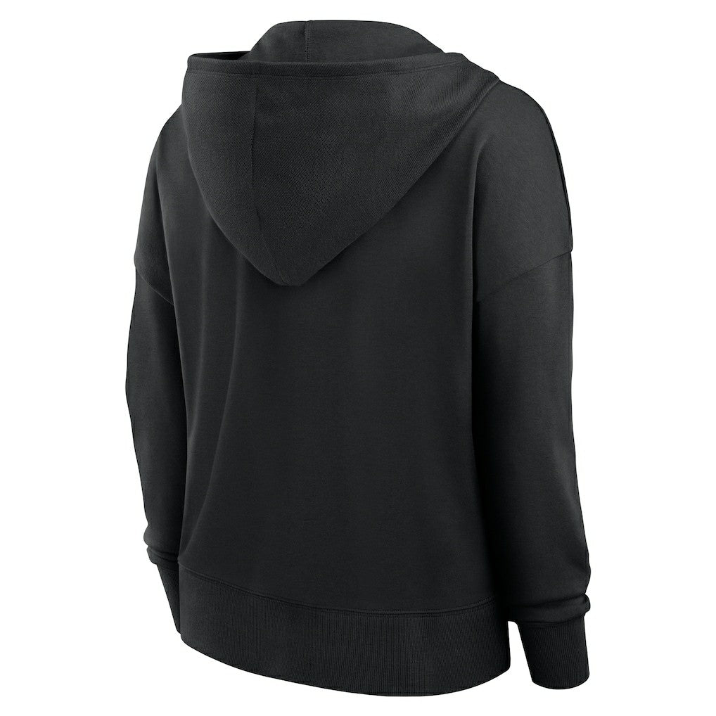 NFL New Orleans Saints Women's Blitz Left Lace-Up Pullover Hoodie