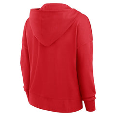 NFL San Francisco 49ers Women's Blitz Left Lace-Up Pullover Hoodie