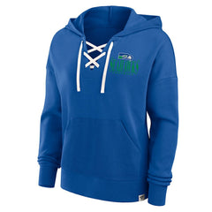 NFL Seattle Seahawks Women's Blitz Left Lace-Up Pullover Hoodie