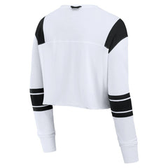NFL Arizona Cardinals Women's Stretch Cropped Fashion Long Sleeve T-Shirt
