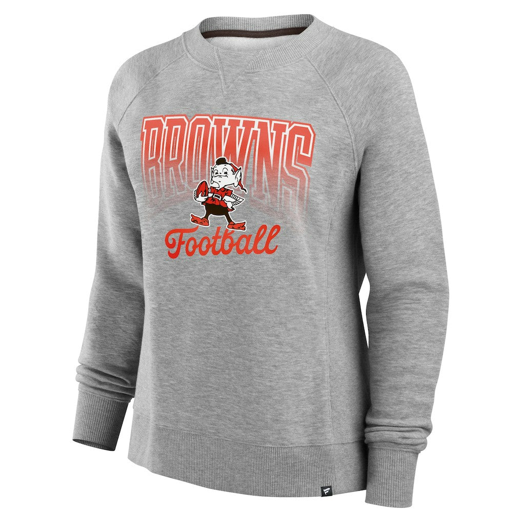 NFL Cleveland Browns Women's Hit Hard Fleece Pullover Sweatshirt