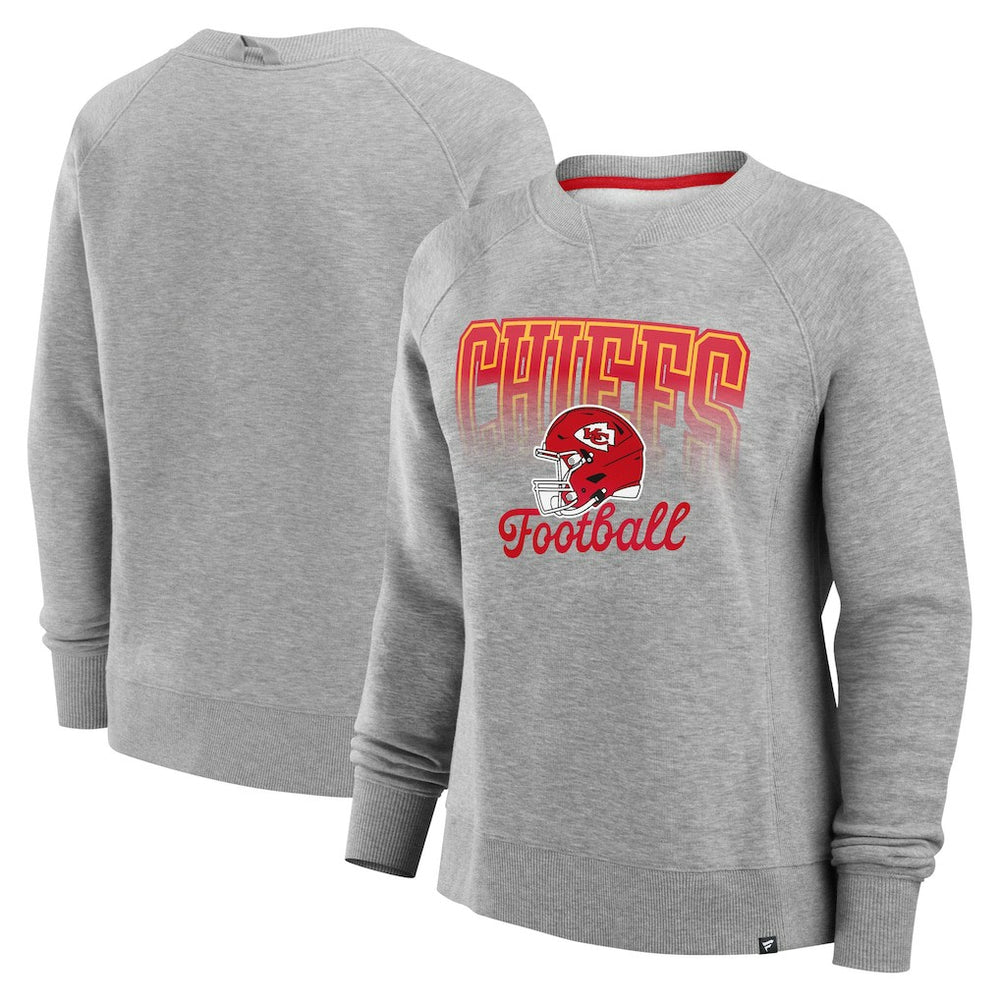 NFL Kansas City Chiefs Women's Hit Hard Fleece Pullover Sweatshirt