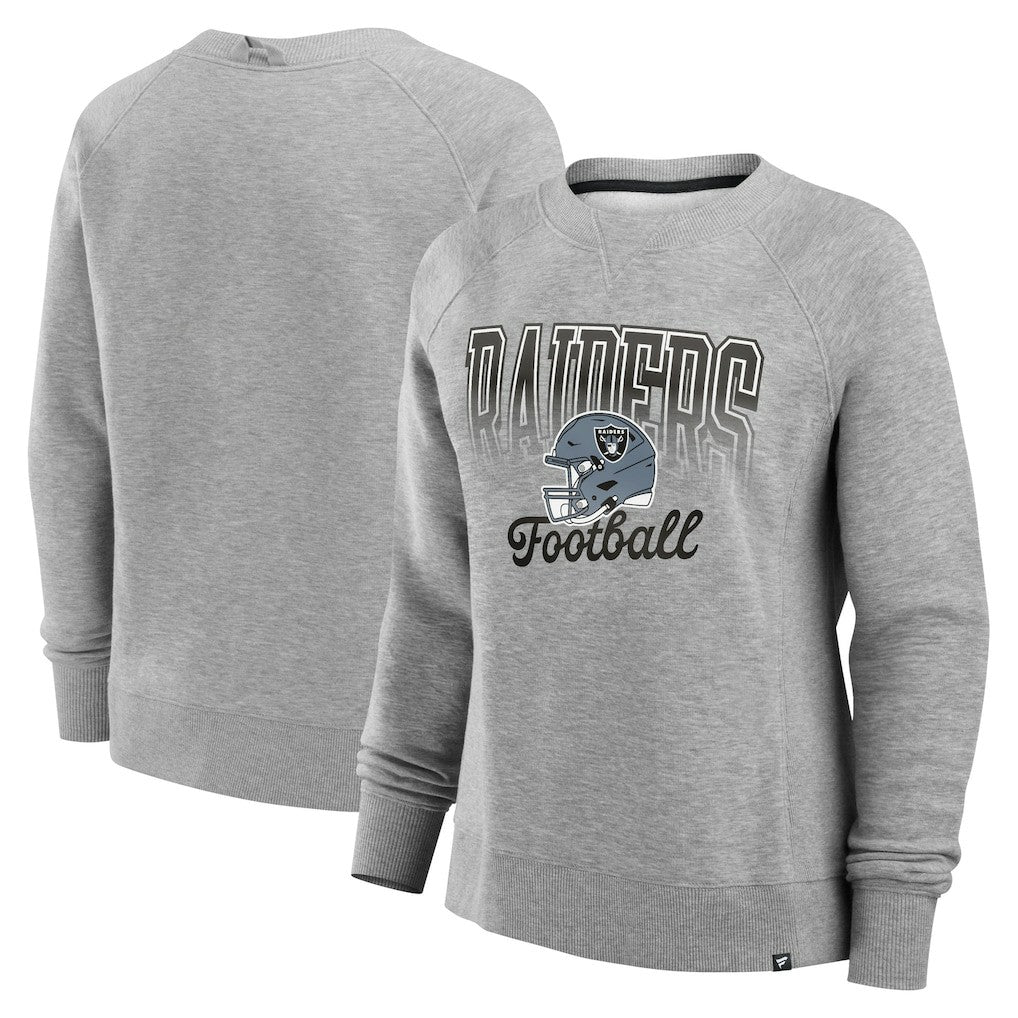 NFL Las Vegas Raiders Women's Hit Hard Fleece Pullover Sweatshirt