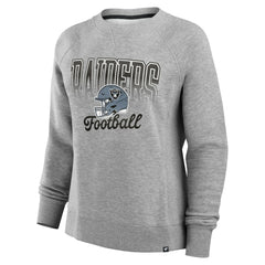 NFL Las Vegas Raiders Women's Hit Hard Fleece Pullover Sweatshirt