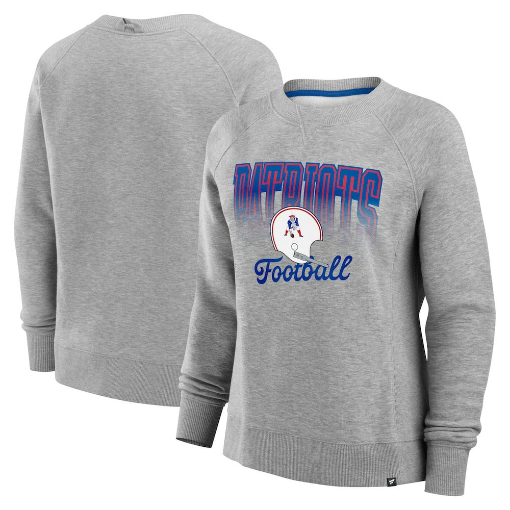 NFL New England Patriots Women's Hit Hard Fleece Pullover Sweatshirt