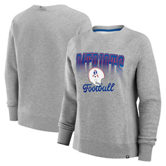 NFL New England Patriots Women's Hit Hard Fleece Pullover Sweatshirt