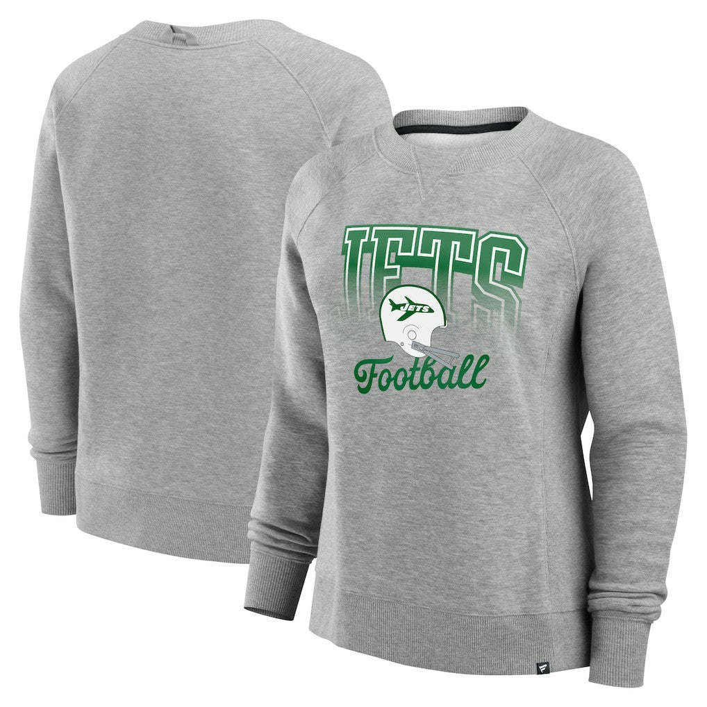 NFL New York Jets Women's Hit Hard Fleece Pullover Sweatshirt