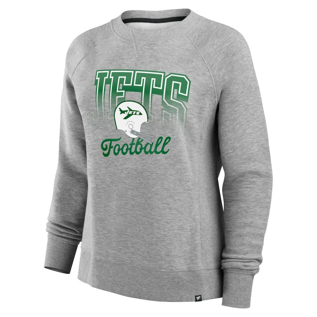 NFL New York Jets Women's Hit Hard Fleece Pullover Sweatshirt