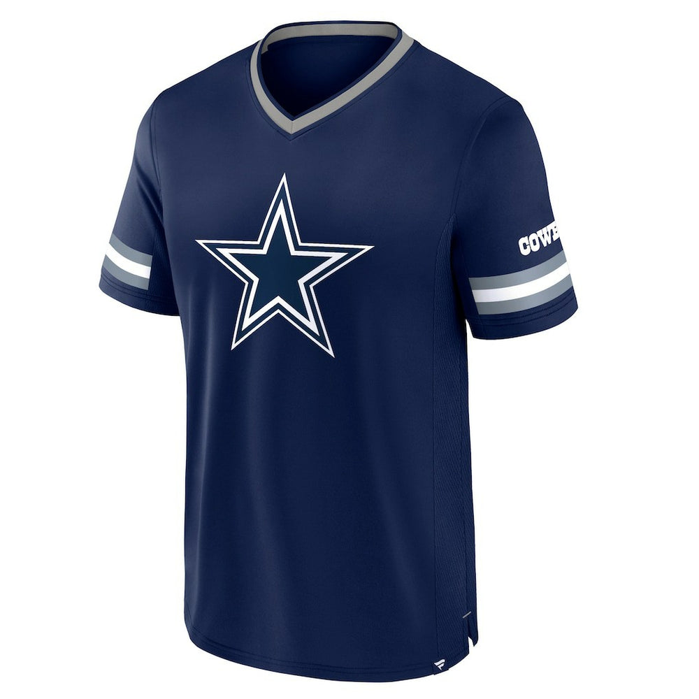 NFL Dallas Cowboys Stripe Stacking V-Neck T-Shirt
